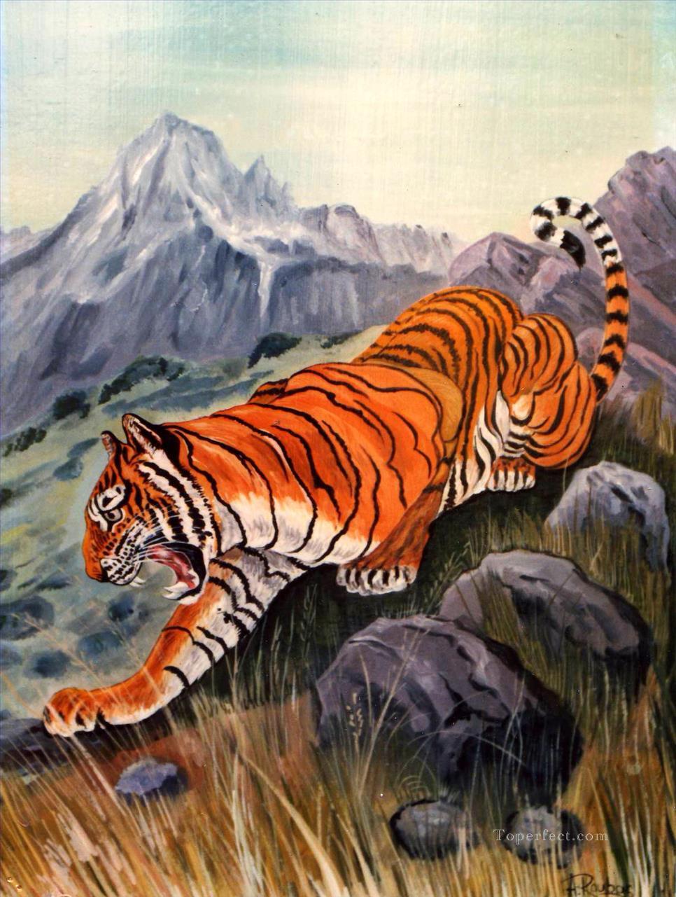 tiger 17 Oil Paintings